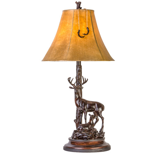 Deer Couple Table Lamp