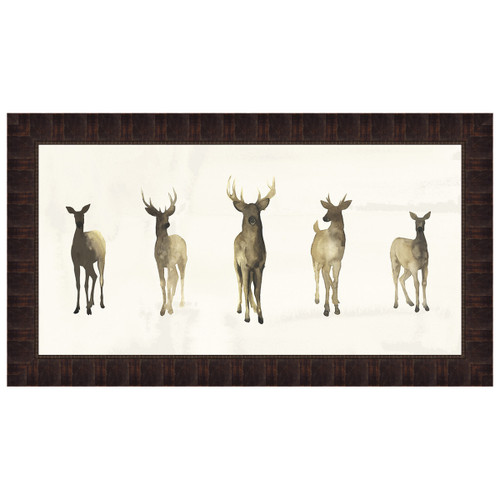 Deer Herd I Framed Print