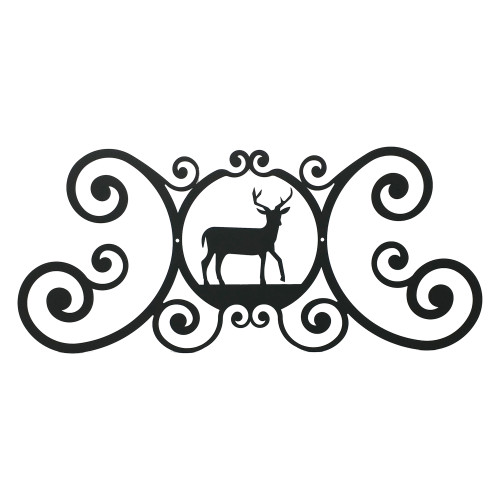 Deer Scroll Plaque