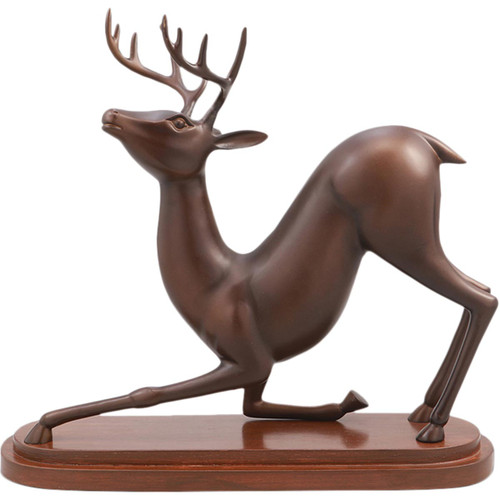 Deer Stretch Desktop Decor