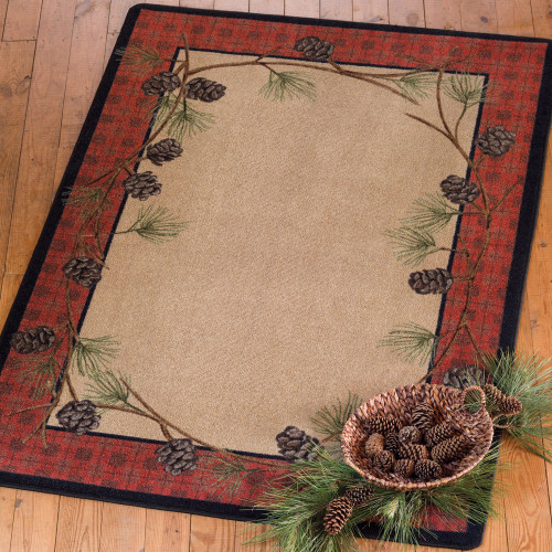 Delicate Pines Rug - 8 Ft. Round