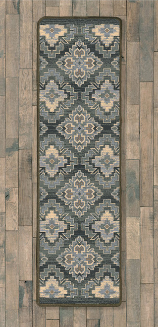 Denim Flats Rug - 2 x 8