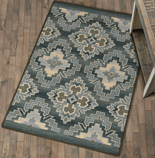 Denim Flats Rug - 5 x 8
