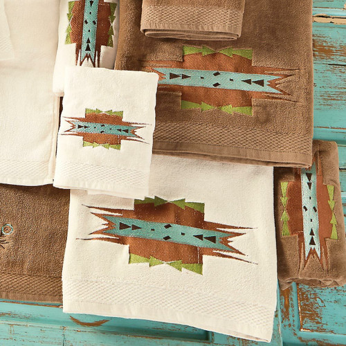 Desert Diamond Cream Towel Set