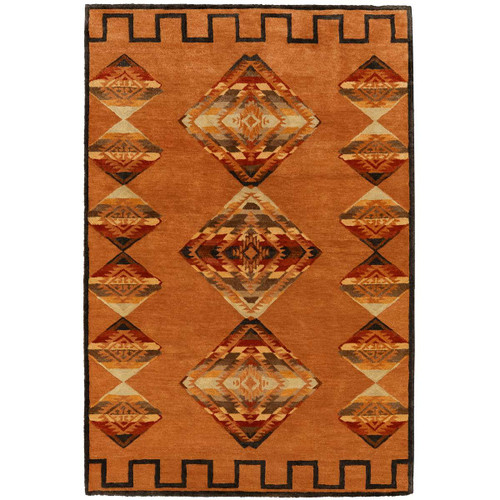 Desert Diamond Terra Cotta Rug - 6 x 9