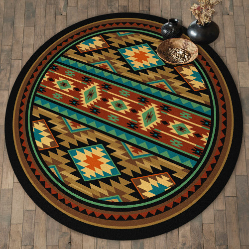 Desert Star Rug - 8 Ft. Round