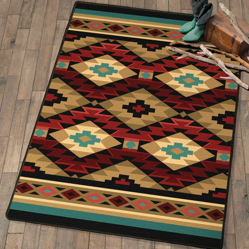 Desert Valley Southwestern Rug - 8 x 11