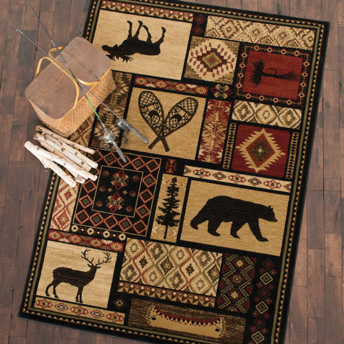 Diamond Lodge Rug - 5 x 7