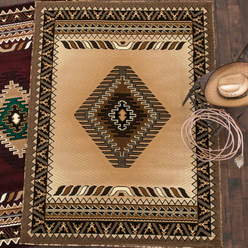 Diamond Mesa Berber Rug - 5 x 7
