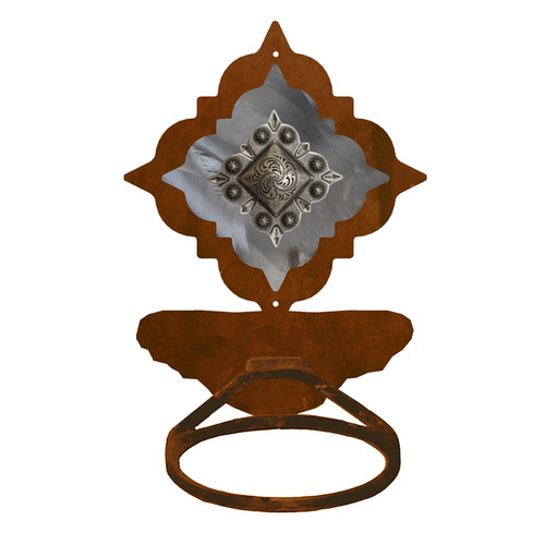 Diamond Old Silver Berry Towel Ring