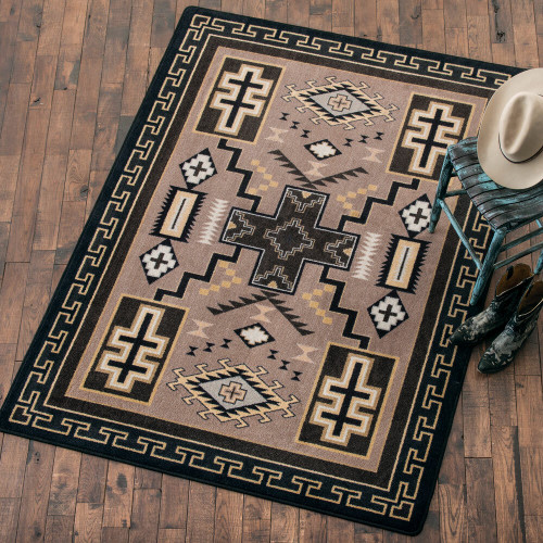 Double Cross Sandman Rug - 8 Ft. Round