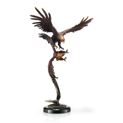 Double Flying Eagles Statue
