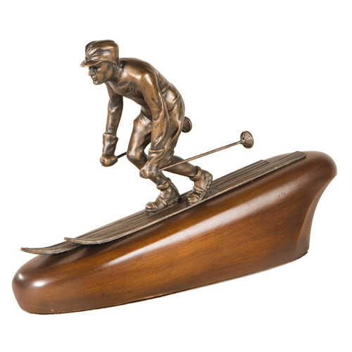 Downhill Skier Sculpture