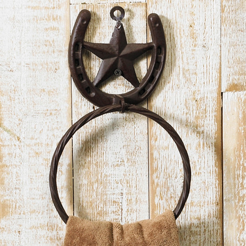 Western Star Towel Ring