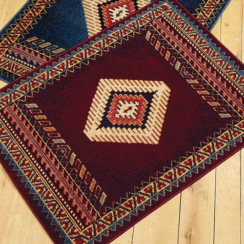 Tucson Burgundy Rug Collection