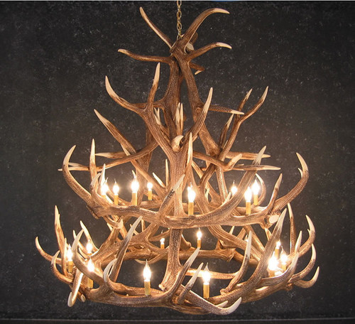 Elk 18 Antler Chandelier - SALE