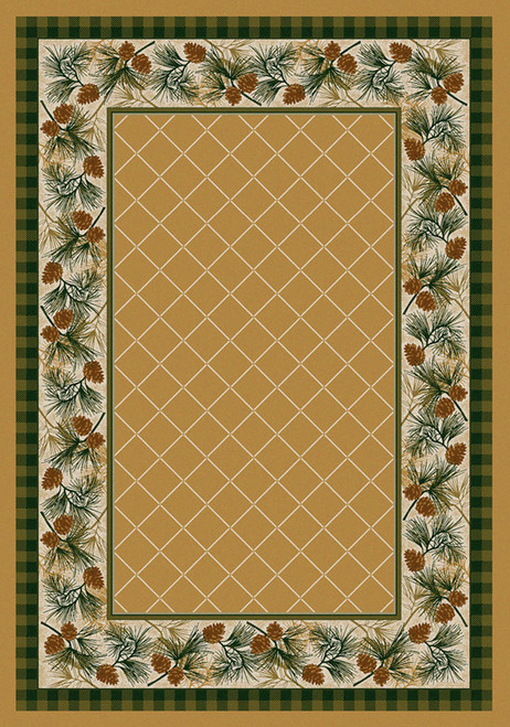 Evergreen Light Maize Rug - 5 x 8