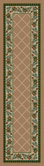 Evergreen Light Sandstone Rug - 2 x 8