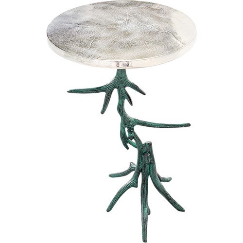 Faux Antler End Table
