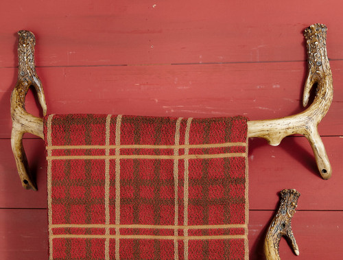 Faux Antler Towel Bar