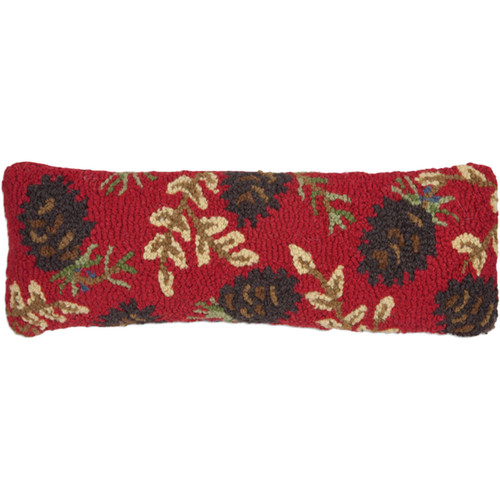 Festive Pinecone Pillow