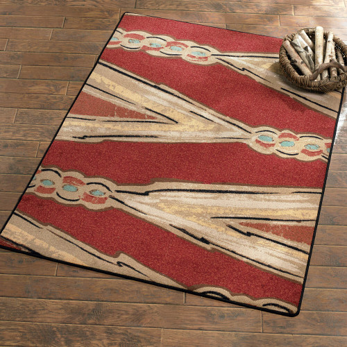 Finger Weave Rug - 5 x 8 | Black Forest Decor