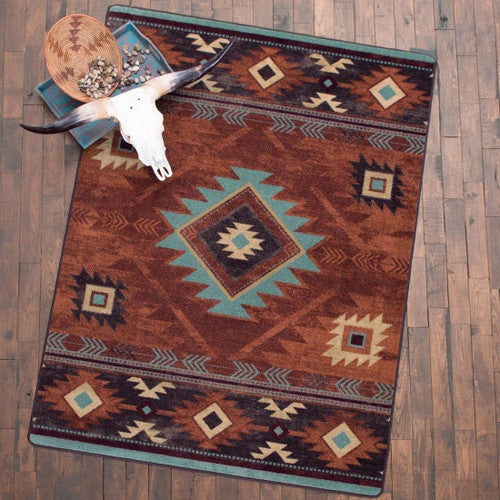 Whiskey River Rust Rug Collection
