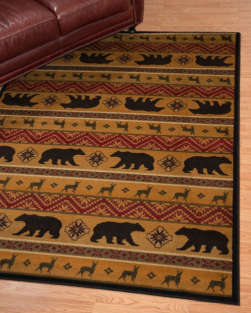 Wildlife Mountain Spice Rug Collection