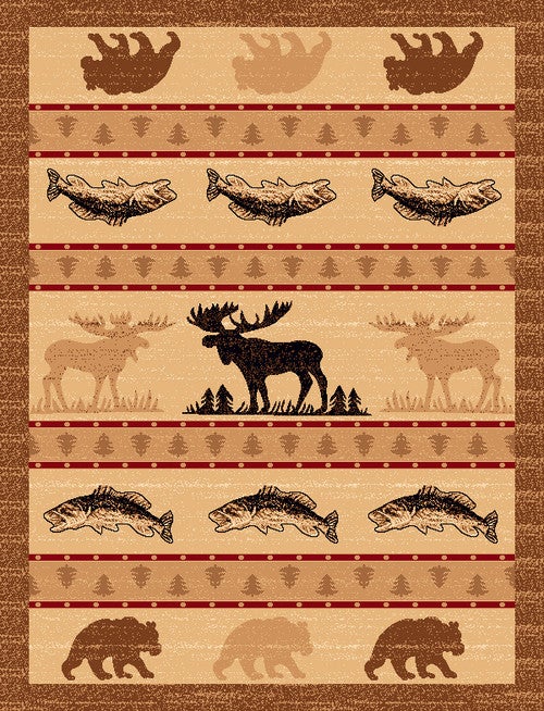 Wildlife Stripe Rug Collection