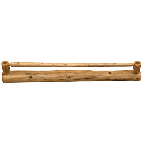 Cedar Log Towel Bar - 48 Inch
