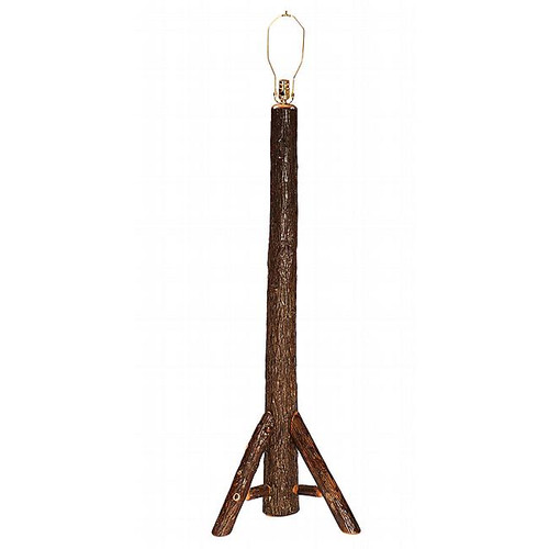 Hickory Floor Lamp without Shade