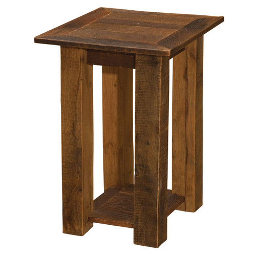 Barnwood Open End Table