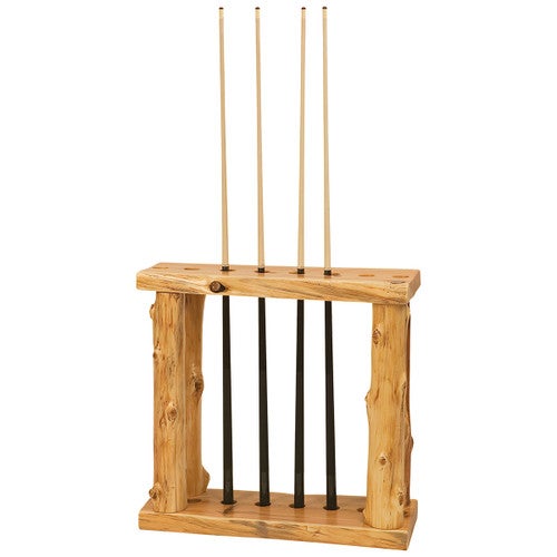 Log Pool Cue Rack