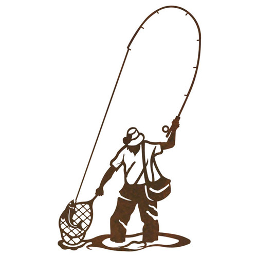 Fly Fisherman Wall Art