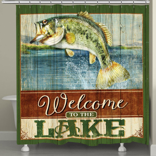 Flying Fish Shower Curtain