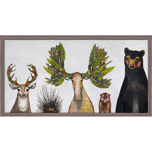 Forest Friends Mini Framed Canvas