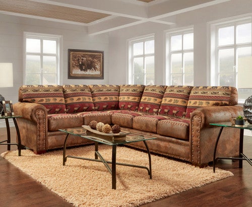 Forest Tapestry 2-Piece Sectional Sofa