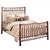 Black Forest Hickory Slingshot Bed - Queen