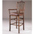 Black Forest Arched Hickory Bar Chair with Arms - Set of 2