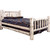 Frontier Bed with Laser-Engraved Bear Design - Cal King