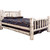 Frontier Bed with Laser-Engraved Bear Design - Full