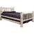 Frontier Bed with Laser-Engraved Elk Design - Twin
