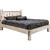 Frontier Platform Bed with Laser-Engraved Bear Design - Twin
