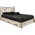 Frontier Platform Bed with Storage & Laser-Engraved Elk Design - Full