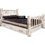 Frontier Storage Bed with Laser-Engraved Moose Design - Cal King
