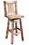 Glacier Swivel Barstool with Back