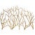 Gold Branches Fireplace Screen