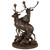 Grand Pair Stags - Burlwood