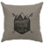 Mountains Are Calling Linen Pillow - Gray