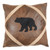 Shearling Diamond Bear Pillow